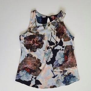 Anthropologie TJ Collections long silky blouse